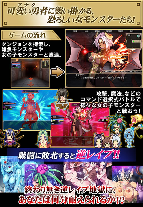 犯され勇者～凛々しく世界を救うハズだったボク…～：トップ画像