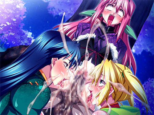 オレの精液で三国統一しちゃう物語 ～劉備・関羽・張飛、桃園の誓いで竿姉妹宣言！：サンプル2